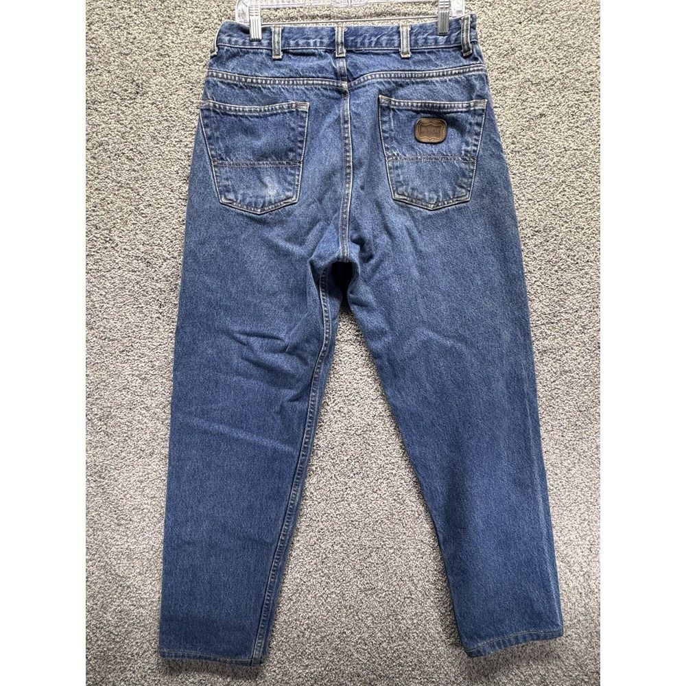 Vintage Big Smith Jeans‎ Mens 32 X 30 Blue Cotton Denim Workwear Straight Leg